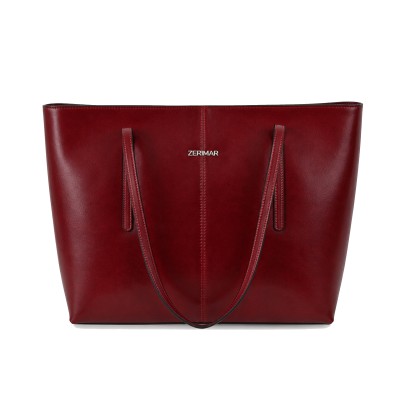Bolso de piel de hombro 30x40x13 cm VAGGIO