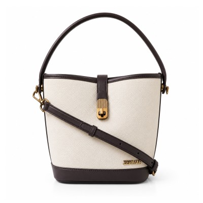 Bolso de piel doble asa...