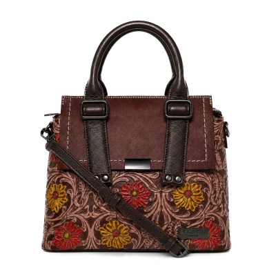 Bolso de piel doble asa...