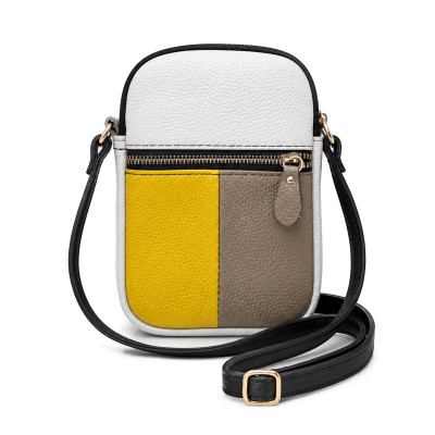 Mini bolso bandolera de piel 18x12x3 cm DATA