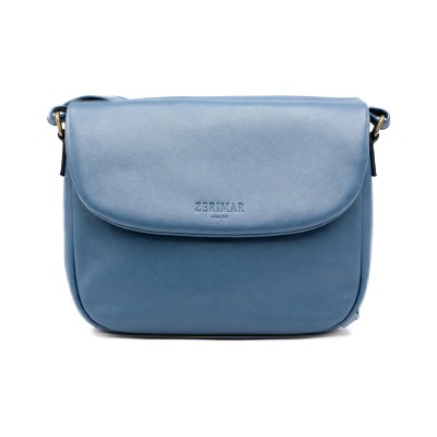 Bolso de solapa de piel 23x28x5 cm CORDE