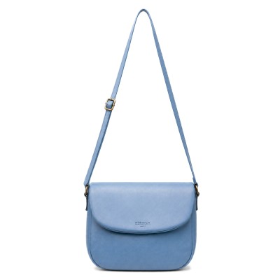Bolso de solapa de piel 23x28x5 cm CORDE