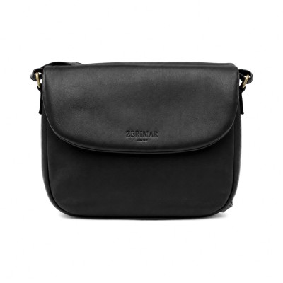 Bolso de solapa de piel 23x28x5 cm CORDE