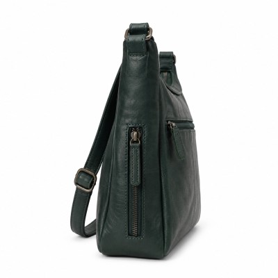 Bolso de piel bandolera 28x24x11 cm MISTIK