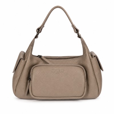 Bolso de piel doble asa...