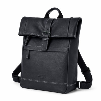 Mochila de piel natural 36x28x8 cm PAPE
