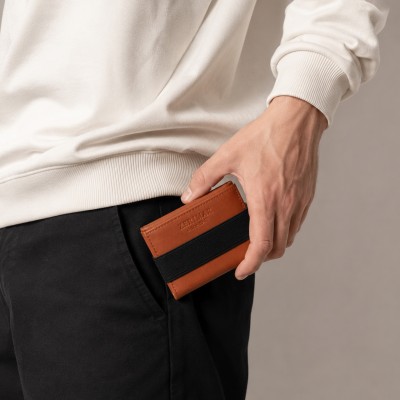 Cartera de piel 10x8 cm modelo MALEO