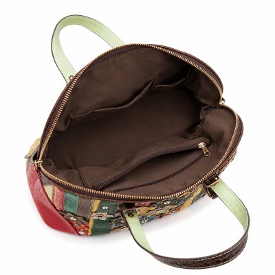 Bolso de piel con doble asa 33x24x15 cm COLORADE