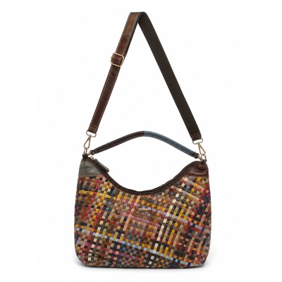Bolso de piel con doble asa 45x35x5 cm BIGGER
