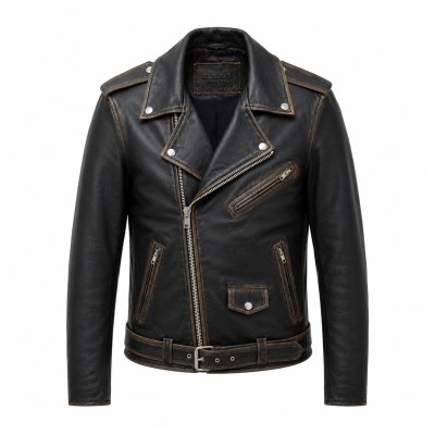 Chaqueta de cuero biker heritage