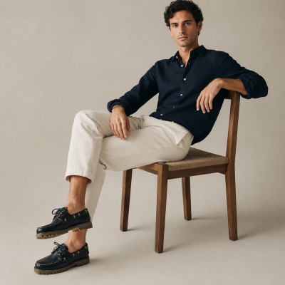Zapatos náuticos de piel de invierno para hombre Zerimar - 18
