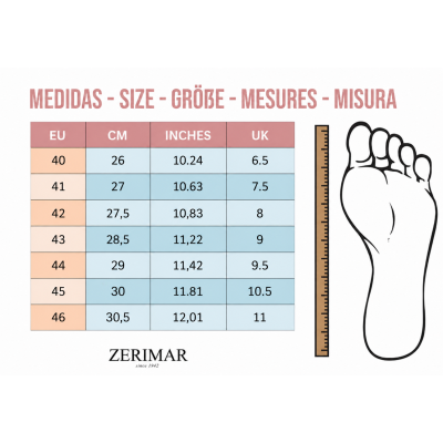 Sandalia de piel abierta modelo DUVRO