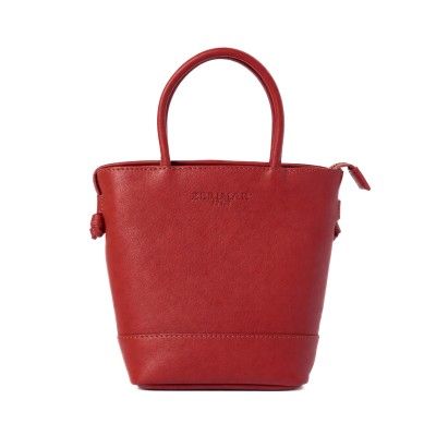 Mini bolso de piel con...