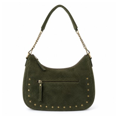Bolso de serraje con doble...
