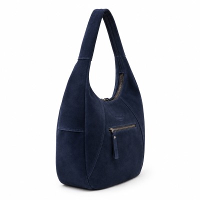 Bolso de serraje tipo boho de hombro 40x28x12 cm