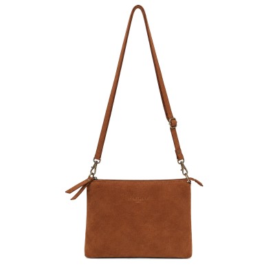 Bolso de serraje bandolera con asa 27x18 cm ONZA