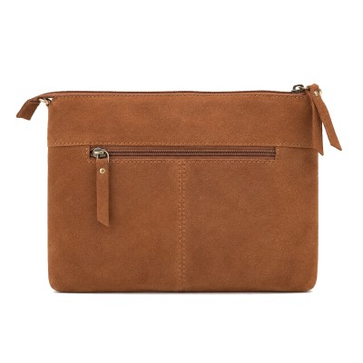 Bolso de serraje bandolera con asa 27x18 cm ONZA