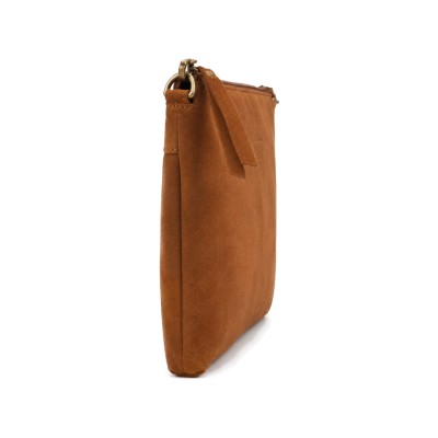 Bolso de serraje bandolera con asa 27x18 cm ONZA