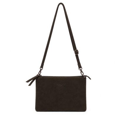 Bolso de serraje bandolera con asa 27x18 cm ONZA