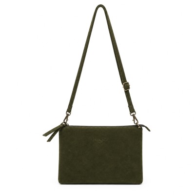 Bolso de serraje bandolera con asa 27x18 cm ONZA