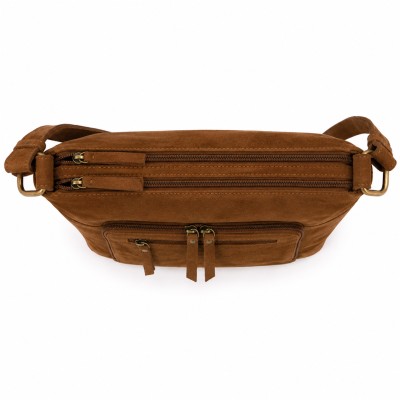 Bolso de serraje bandolera 30x24x10 cm RITA