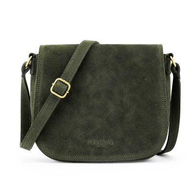 Bolso de serraje bandolera 27x23x7 cm LOLA