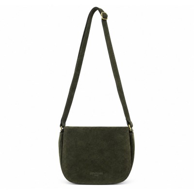 Bolso de serraje bandolera 27x23x7 cm LOLA