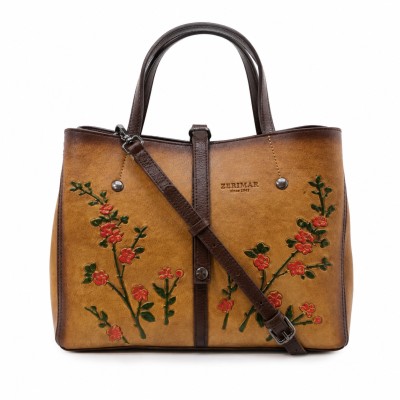 Bolso de piel doble asa...