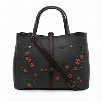 Bolso de piel doble asa 24x30x13 cm FIORI