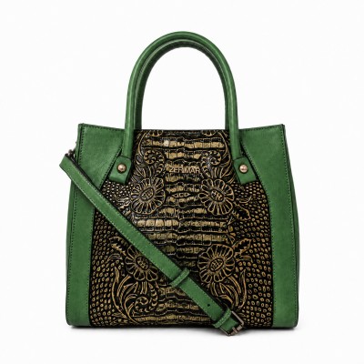 Bolso de piel doble asa...