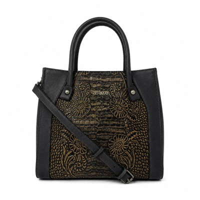 Bolso de piel doble asa 27x25x10 cm MEDINA