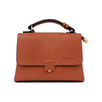 Bolso de piel doble asa...