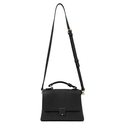 Bolso de piel doble asa 19x14x8 cm LIVIA