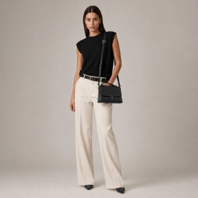 Bolso de piel doble asa 19x14x8 cm LIVIA