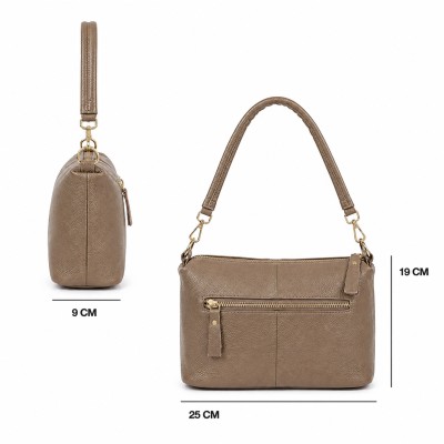 Bolso de piel multiposición 25x19x9 cm LOOP
