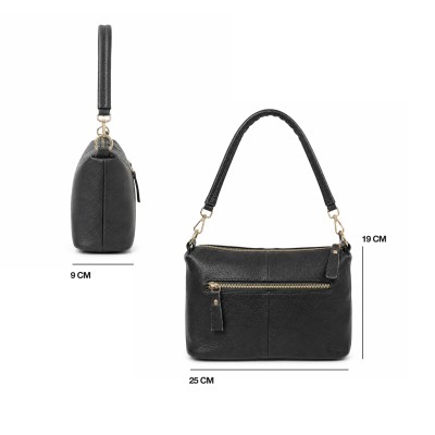 Bolso de piel multiposición 25x19x9 cm LOOP