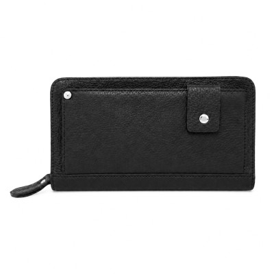 Cartera de mano de piel...