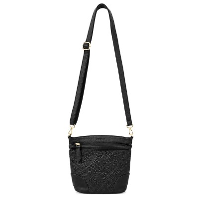 Bolso de piel bandolera 26x20x10 cm ZAHRA