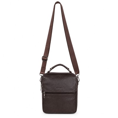 Bolso bandolera de piel modelo OMEGA 20x26x6 cm