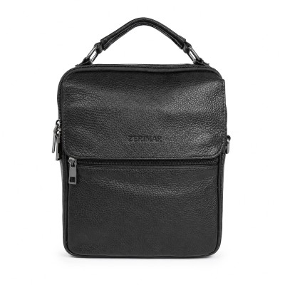 Bolso bandolera de piel modelo OMEGA 20x26x6 cm