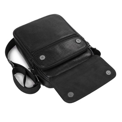 Bolso bandolera de piel modelo OMEGA 20x26x6 cm