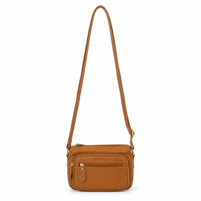 Bolso de piel bandolera 22x16x7 cm KOKI
