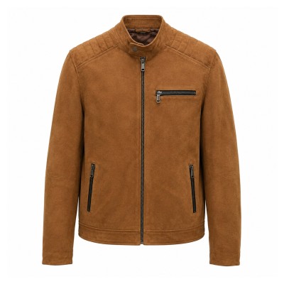 Chaqueta de ante con...