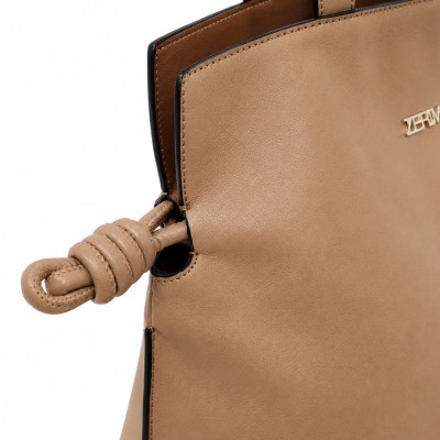 Bolso clutch de hombro grande en piel 40x30x14 cm