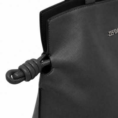 Bolso clutch de hombro grande en piel 40x30x14 cm