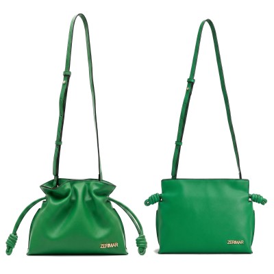 Bolso clutch bandolera pequeño en piel 24x18x9,5 cm