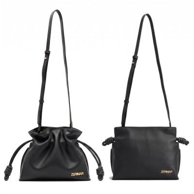 Bolso clutch bandolera pequeño en piel 24x18x9,5 cm