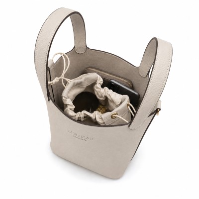 Bolso cesta de mano con candado y llave 22x19x13 cm