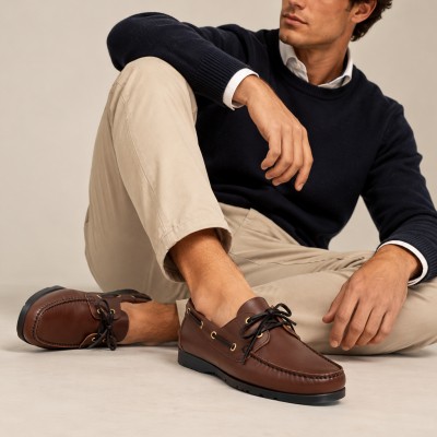 Náuticos de piel cordones modelo HAMPTON