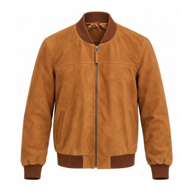 Bomber para hombre en piel de ante JEREZ